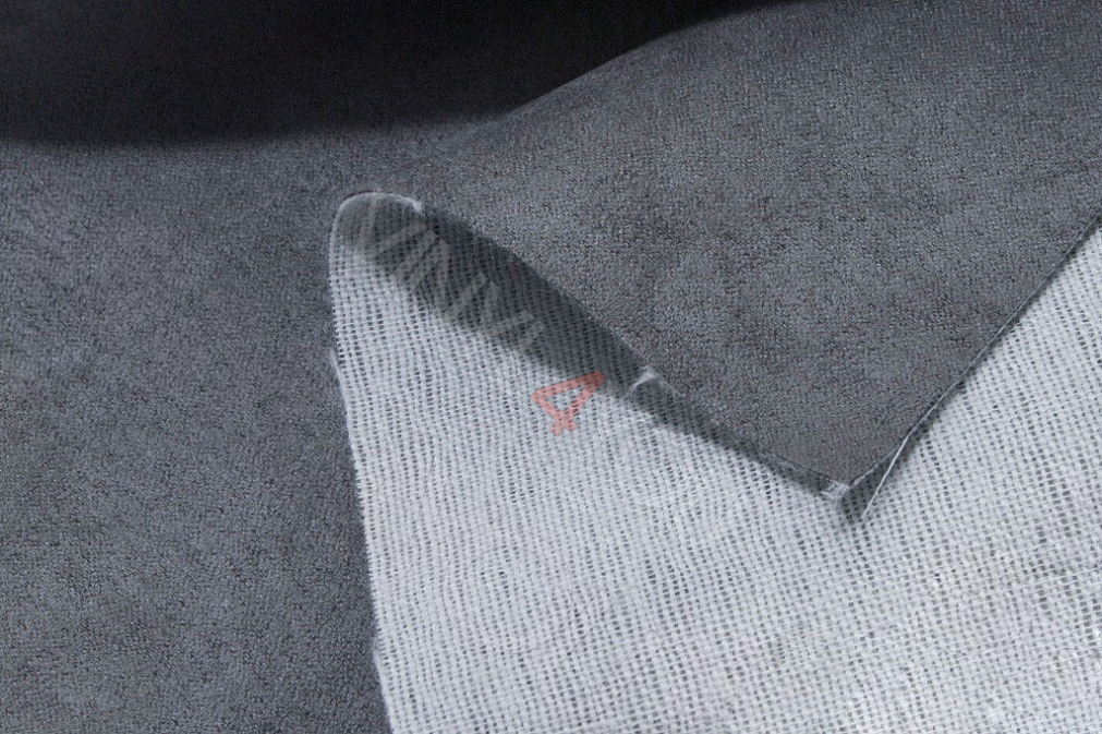 Алькантара без клея серая