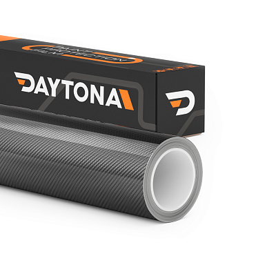Глянцевая полиуретановая пленка Черный Карбон DAYTONA PPF S200 Carbon Fiber