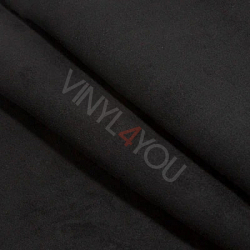 Черная самоклеющаяся алькантара Premium