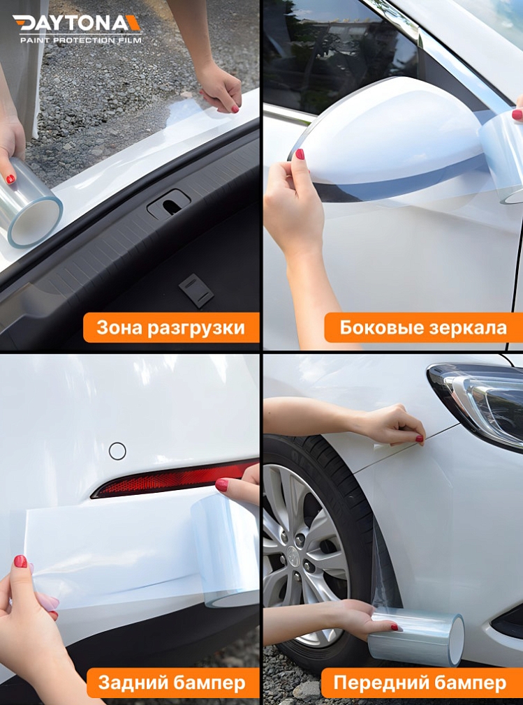 Полиуретановая защитная лента DAYTONA PPF S300 ширина 10см (длина 15 м)