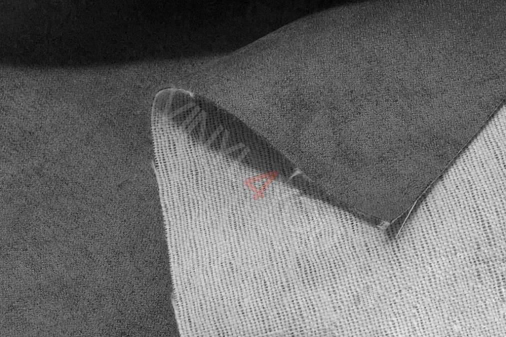 Алькантара без клея темно-серая