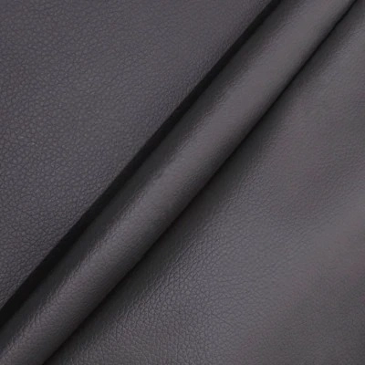 Экокожа без клея Орегон Темно-серая